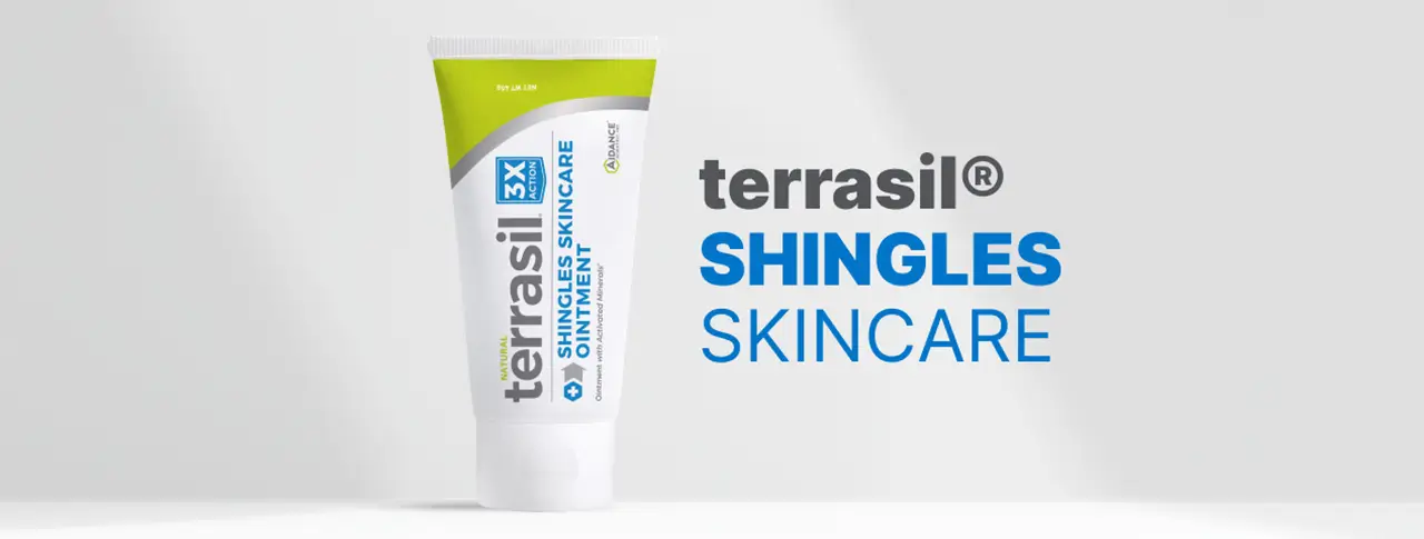 terrasil Shingles Skincare 45 gram tube